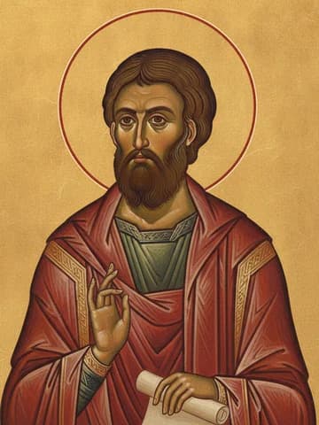 Illustration of Holy Apostle Onesimos (ca. 109)