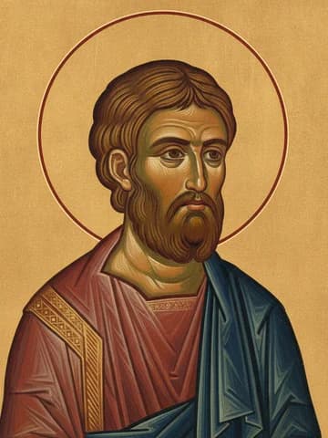 Illustration of Holy Apostle Carpus of the Seventy