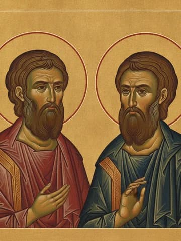 Illustration of Apostles Jason and Sosipater of the Seventy