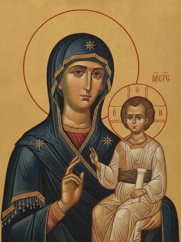 Illustration of Appearance of the "Kazan" icon of the Most Holy Theotokos (1579)