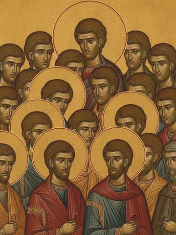 Illustration of The 42 Martyrs of Ammorion (845)