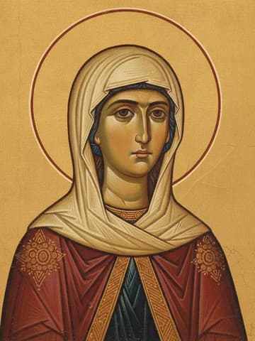 Illustration of Great-Martyr Euphemia the All-praised, of Chalcedon (304)