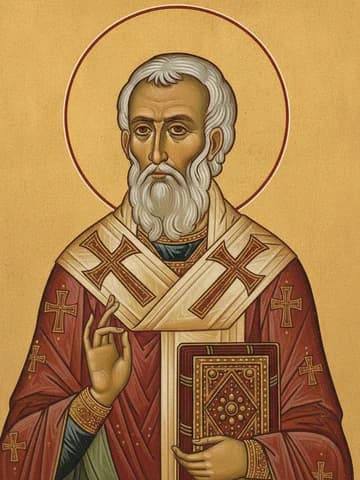 Illustration of Hieromartyr Autonomus, bishop of Italy (313)