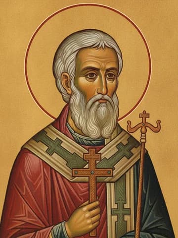 Illustration of Hieromartyr Basil, Bishop of Amasia (322)