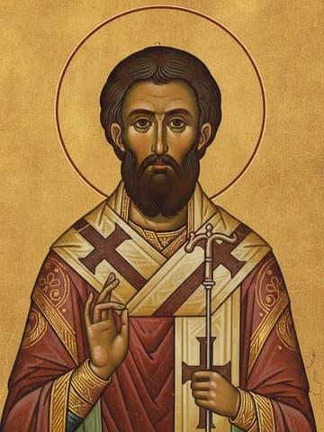 Illustration of Hieromartyr Blaise, bishop of Sebaste (316)