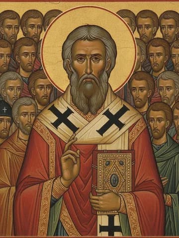 Illustration of Holy Hieromartyr Eleutherius, Bishop of Illyria, and those with him (126)