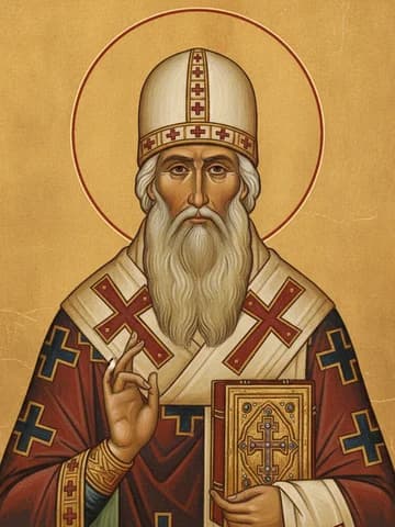 Illustration of Hieromartyr Germogen, Patriarch of Moscow