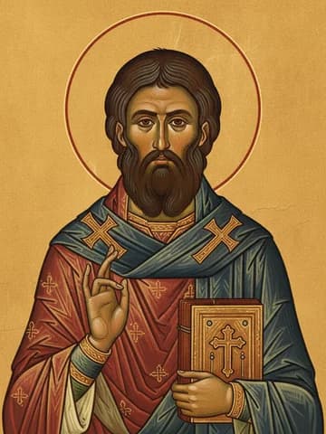 Illustration of Holy Hieromartyr Ignatius the God-bearer, Bishop of Antioch (107)