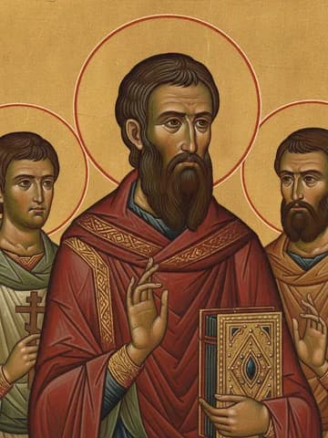 Illustration of Hieromartyr Januarius and those with him (305)