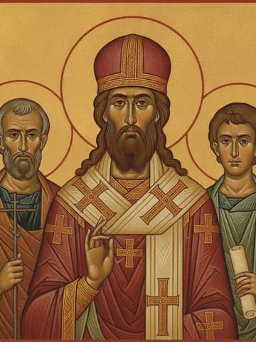 Illustration of Hieromartyr Philip, Bishop of Heraklion, and those with him (2nd c.)