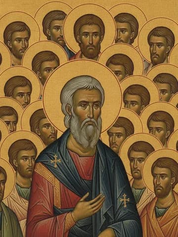 Illustration of St Hieron and his thirty-three Companions, martyred at Melitene (290)