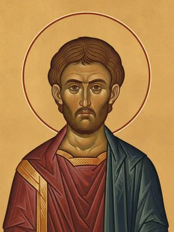 Illustration of Holy Apostle Ananias of the Seventy