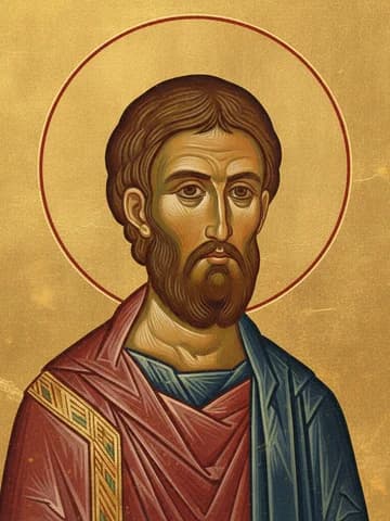 Illustration of Holy Apostle James, Son of Alphaeus.