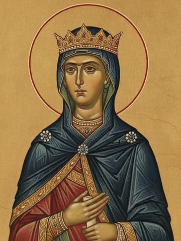Illustration of Holy Empress and Wonderworker Theophano (893)