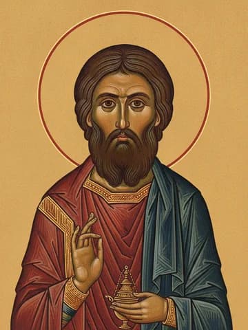 Illustration of Holy First Martyr and Archdeacon Stephen