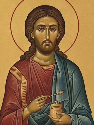 Illustration of Holy Great-martyr and Healer Panteleimon (305)