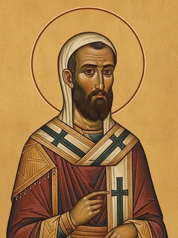 Illustration of Holy Hieromartyr Cyprian of Carthage (258)