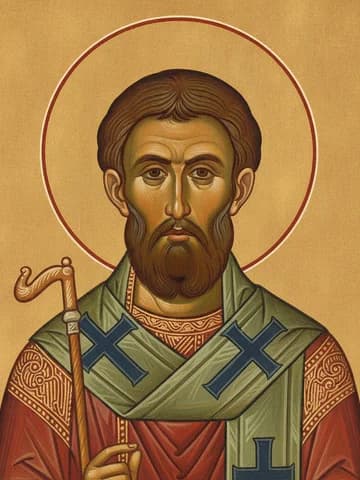 Illustration of Holy Hieromartyr Fabian, Pope of Rome (250)