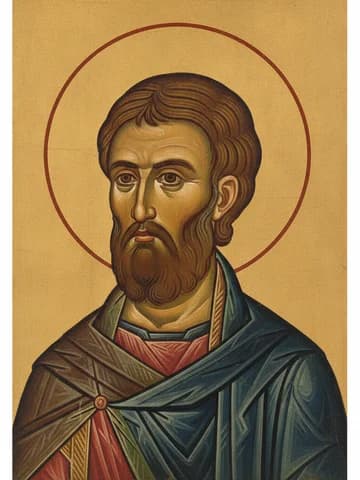 Illustration of Holy Hieromartyr Polychronius (4th c.)