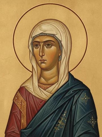 Illustration of Holy Martyr Agnes of Rome (ca. 304)