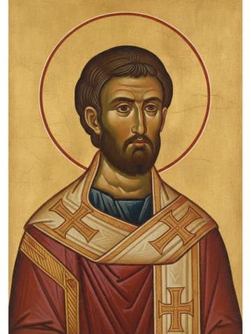 Illustration of Holy Martyr Anastasius of Persia (628)