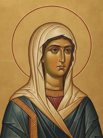 Illustration of Holy Martyr Basilissa (309)