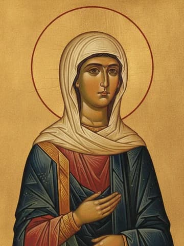 Illustration of Holy Martyr Charitina of Amissos (304)