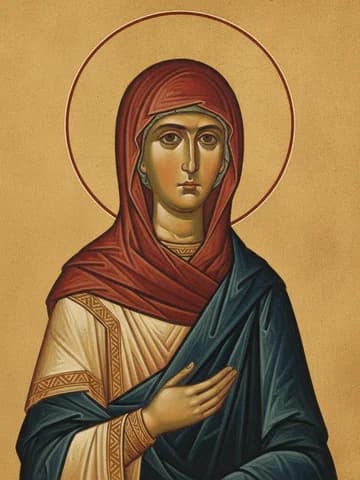 Illustration of Holy Martyr Eulalia of Barcelona (303)