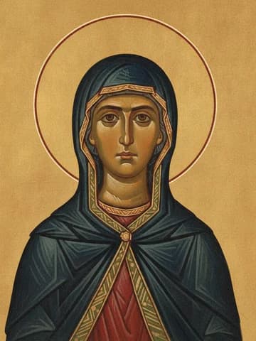 Illustration of Holy Martyr Golinduc of Persia (6th c.)