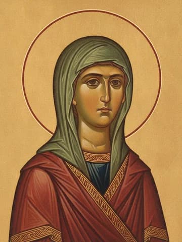 Illustration of Holy Martyr Myrope (Myropea) of Chios (251)