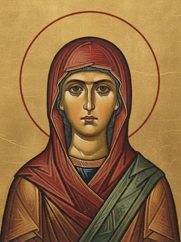 Illustration of Holy Martyr Tatiana (ca. 230)