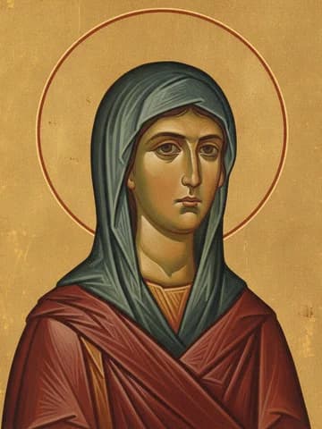 Illustration of Holy Martyr Zlata (Chryse) (1796)