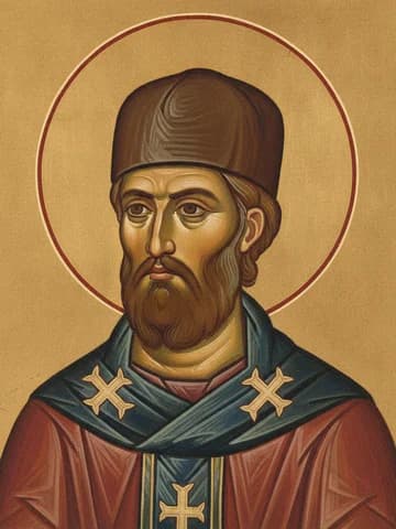 Illustration of Holy New Martyr Constantine (1819)
