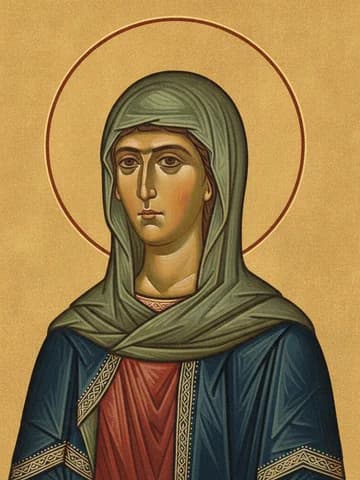 Illustration of Holy Protomartyr Thecla, Equal to the Apostles (1st c.)