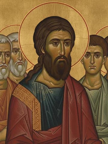 Illustration of Martyr Agapius and seven with him (303)