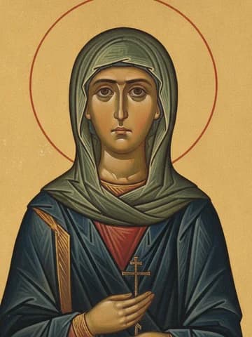 Illustration of Martyr Agrippina of Rome (3rd c.)