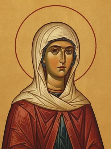 Illustration of Holy Virgin Martyr Anastasia of Rome (256)