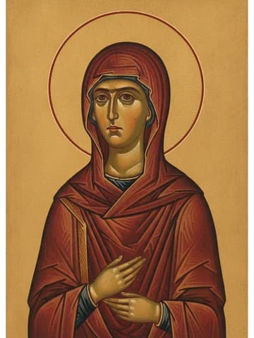 Illustration of Holy Martyr Aquilina of Byblos (293)