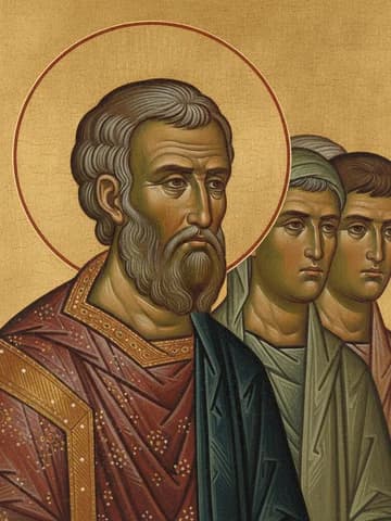 Illustration of Holy Martyr Arethas and those with him (524)