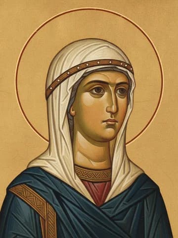 Illustration of Martyr Christina of Tyre (200)