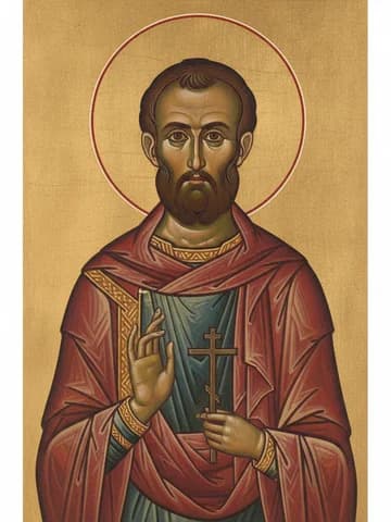 Illustration of Martyr Conon of Isauria (2nd c.)