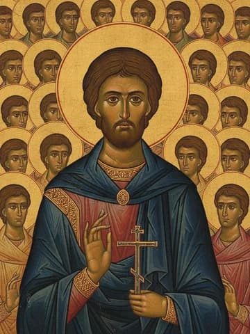 Illustration of Martyr Hyacinth of Caesarea in Cappadocia, and those with him (108)