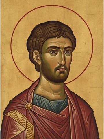 Illustration of Martyr Isidore of Chios (251)
