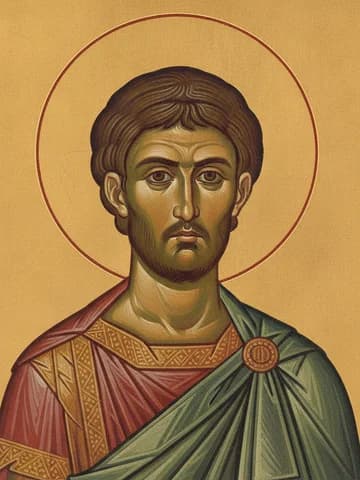 Illustration of Martyr Julian of Tarsus in Cilicia (305)