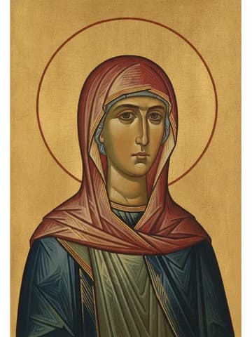 Illustration of St Matrona of Thessalonica (4th c.)