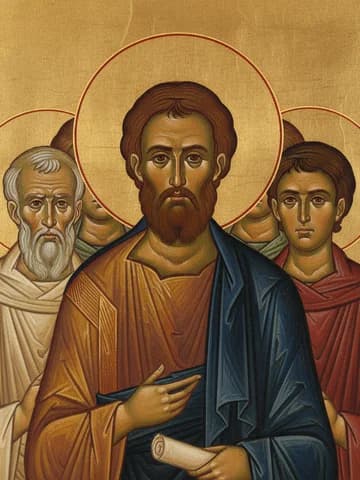Illustration of Martyrs Pamphilius and those with him, at Caesarea in Palestine (308)