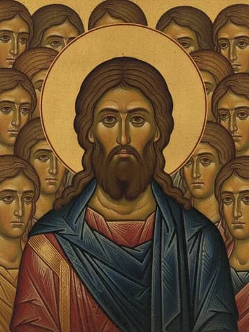 Illustration of Holy Martyr Paramon and his 370 Companions (ca. 250)