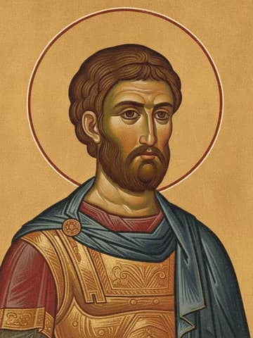 Illustration of Holy Martyr Polyeuctus (ca. 250)