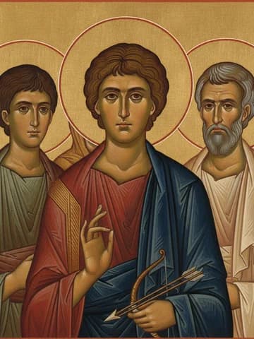 Illustration of Holy Martyr Sebastian and those with him (287)