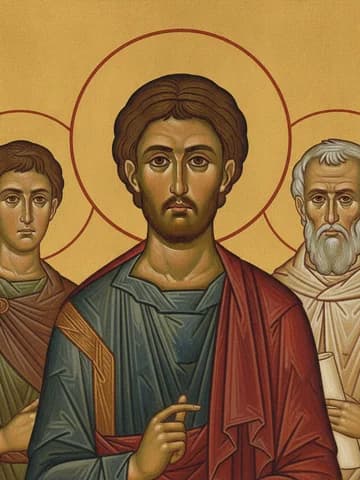 Illustration of Martyr Thalelaeus at Aegae in Cilicia and those with him (327)